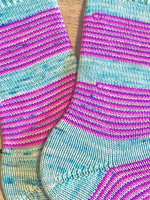 Twirling Yarn Sock